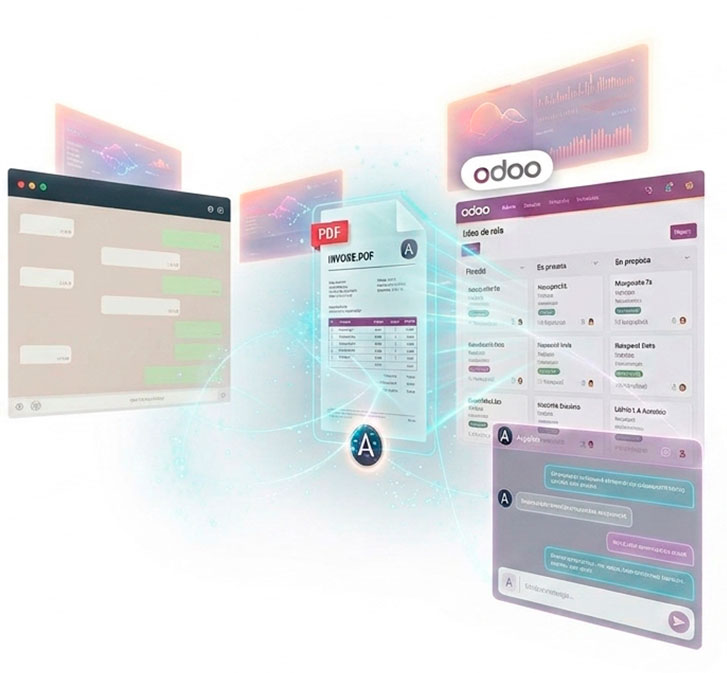 odoo-agatah Odoo con Inteligencia Artificial | Odooalia + Agatah AI